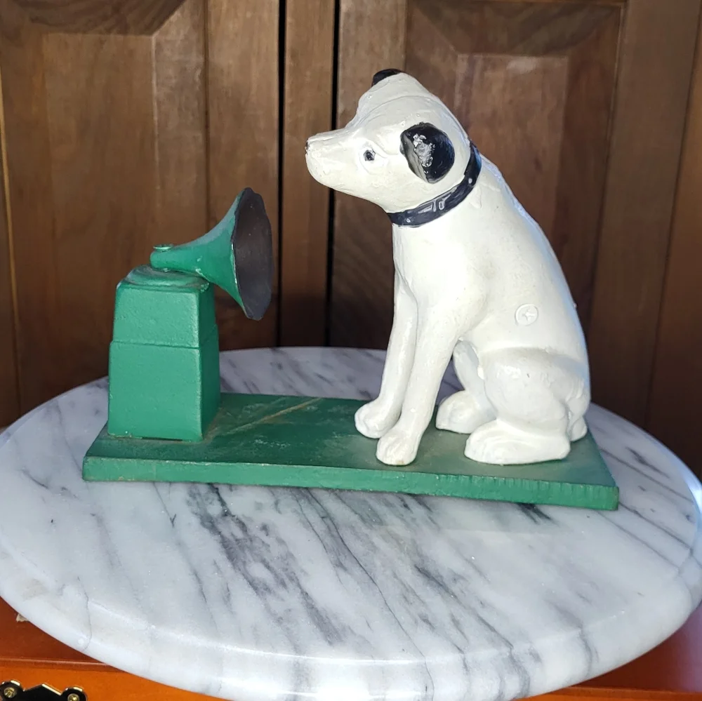 Vintage Dog Figurine with Phonograph - Picture 7 of 14